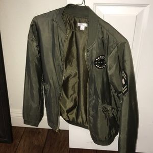 super cute and warm bomber jacket